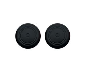 Générique 2 pièces de cache-culbuteurs pour Switch 2 Contrôleur pour Joy-Con Housse de protection en caoutchouc silicone Poignée de joystick Capuchons (Noir)