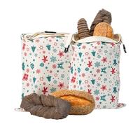 Générique 2 pièces de Sacs à Pain en Cire d'abeille de 43 cm × 33 cm, Sac à Pain réutilisable avec, sachets à Pain en Cire d'abeille Naturelle pour la Conservation du Pain (A)