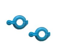 Générique 2 pièces de verrous de fixation pour manette pour Xbox Ally/X Stick Locks Console de jeux Support pour manette Protecteur anti-dérive (Bleu fluorescent)
