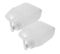 Générique 2 Pièces Distributeur Lotion Pompe Plastique Refillable Flacon Pompe pour Shampooing Gel Corps