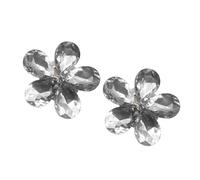 Générique 2 pièces/Ensemble Jolie Forme de Fleur Casque Bijoux breloque élégant détail ajoute du Plaisir à Votre Look Embellissement de Casque