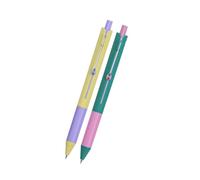 Générique 2 pièces/ensemble stylos gels encres à séchage rapide 0, 5 mm pointe fine stylos à gel liquide droits pour une écriture fluide sans bruit gel rétractable séchage rapide ne pas l ' écriture