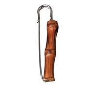 Générique 2 Pièces Épingle de Sûreté Bambou Broche Vintage Grande Épingle Fermoir Unique Décoratif pour Sac Convient Cadeau Accessoire Mode, 2X Or