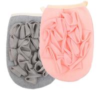 Générique 2 Pièces Exfoliants Bain Nettoyage sans Irritation et Massage Confortable Corps Accessoires de Bain Portables pour W nds