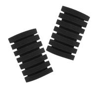 Générique 2 Pièces Filtre éponge air Piscine fonctionnalité Eponge Aquarium filtres pour Aquarium Manchons de Protection en éponge d'entrée éponges filtrantes de Rechange pour Aquarium Black