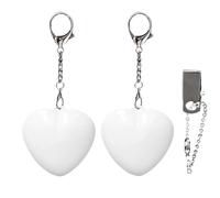 Générique 2 pièces lampe de sac à main rechargeable, lumières de sac à main à capteur tactile automatique, lumières en forme de coeur pour fourre-tout, portefeuille