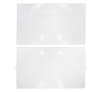 Générique 2 pièces Lentille HD pour projecteur Outil optique transparent PMMA haute transmission pour expérience scientifique 2 pcs