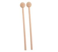 Générique 2 Pièces Maillets Bois pour Xylophone et Percussion Tête Ronde Mallets pour Tambour Glockenspiel et Cloches Adaptés Aux Garçon Fille et Débutants
