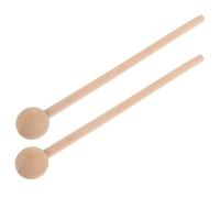 Générique 2 Pièces Maillets Bois Robustes pour Xylophone Tête Ronde Orff Baguettes de Percussion Sécurisées pour Éducation Musicale Garçon Fille Maternelle
