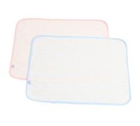 Générique 2 Pièces Matelas à Langer en Coton Respirant et Imperméable pour Bébé Fille, Tapis de Change Bleu, Protège Canapé et Maison, Coussin Lavable et Antidérapant