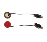 Générique 2 Pièces Micro Contact pour Kalimba, Capteur de Son Électronique pour Instruments à Cordes, Piézo Autocollant 6 Pouces, Métal et Plastique, pour Scène et Pratique