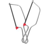 Générique 2 Pièces Mini Scie à Main Arc de Scie 6 Pouces en Acier, Argentée, Portable et Légère, Coupe Polyvalente, Poignée Ergonomique, pour Travaux de Menuiserie, Bricolage et Modèles DIY