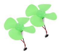 Générique 2 Pièces Modèle Pédagogique D'éolienne en Métal Vert, | Haute Efficacité, Large Compatibilité, Kit Éducatif Scientifique, Petit Générateur à Turbine