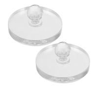 Générique 2 Pièces Moule de Pressage Rond en Plastique pour Poudre et Blush Transfert Précis et Pré-moule Haute Précision, Passionnés de Beauté