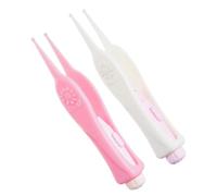 Générique 2 Pièces Outil De Retrait De Cérumen D'oreille Pour Cure-oreilles Avec Lumière Outil Pour Tout-petits Décapant De Nez Nettoyeur D'oreille Led Cuillère Auriculaire