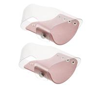 Générique 2 Pièces Palette de Mélange de Maquillage en Pu Couleur Rose Moufles Protecteurs Multifonctions pour Soins de Beauté et Maquilleurs Professionnels