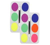 Générique 2 Pièces peinture pour le visage couleur du visage finition maquillage peinture de visage d'halloween maquillage d'halloween maquillage du visage boite en plastique
