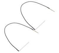 Générique 2 Pièces Pickup Piezo pour Ukulélé Cs-s51, Barre sous Sillet Argenté