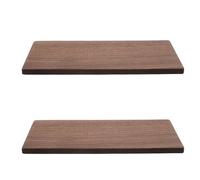 Générique 2 Pièces Planche en Bois de Noyer Naturel pour Bricolage, Facile à Couper Graver, Matériau Bois Massif Couleur Café, pour Travaux de Menuiserie et Décoration Intérieure