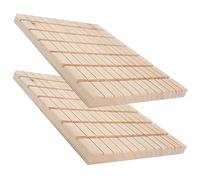 Générique 2 Pièces Pont Moulin à Lapins Jouets Assiette à gratter Lapin Brosse Lisse broyeur clapiers à Lapins Plaque de broyage de Lapin Planche à gratter en Bois Plaque de meulage Yellow