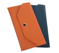 Générique 2 Pièces Portefeuilles Mini Enveloppes Budget Cuir Synthétique Étanche Organisateur Compact pour Reçus et Cartes Pochette Pratique pour Femmes et Cadeau