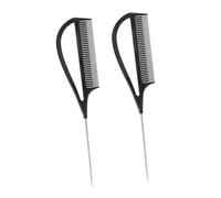 Générique 2 Pièces Queue de Rat Pointe pour Séparation et Coiffage pour Coloration et Teasing Bouclés Accessoire Pratique pour Salons Usage