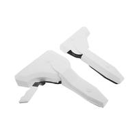 Générique 2 Pièces Régulateur Multi-Angles en Métal pour Chaise de Bureau, Accessoire Réglage D’Inclinaison Blanc, Métal et Plastique, pour Siège et Dossier, Bureau et Salle de Jeu