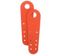 Générique 2 Pièces Résistante à l'usure et Respirante Orange en Cuir PU pour Chaussures de Roller pour Jeunes Patineurs Rollers