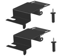 Générique 2 Pièces Serrure Sécurité Enfant Verrou Porte Métal Protection Renforcée Installation Facile Fonction Glissière Convient pour Familles avec Enfants An, Noir