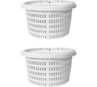 Générique 2 Pièces Skimmer pour Piscine, 19Cm Remplacement du Panier du Filtre La Piscine, Panier De Filtre pour Piscines, pour Piscines Creusées Et Horssol, Élimination des Feuilles, Del'herbes