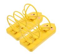 Générique 2 Pièces Support De Stockage D'oeufs De Beauté Mini Bouffées Mangeoire Pour Perruches Mini Houppette Titulaire Surligneur Liquide Pressé Mangeoire Automatique Pour Perroquets