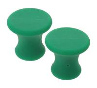 Générique 2 Pièces Support et Prévention du Basculement Surface Antidérapante pour Diapason en Caoutchouc Vert et Forme Triangulaire, pour Séances de Thérapie Sonore