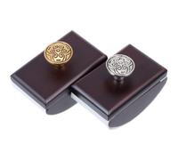 Générique 2 Pièces Tampon Buvard D'encre Pour La Calligraphie Petit Buvard à Bascule Vintage Buvard D'encre Antique Stylo Buvard Bloc Buvard Bureau En Bois Couleur Aléatoire
