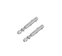 Générique 2 Pièces Tendeur Cable INOX pour Cable Acier 2mm-20mm, Terminal pour Fil INOX Métallique Terminal À Vis pour Rampe De Câble D'escalier(2mm)
