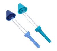 Générique 2 Pièces Têtes de Rechange pour Hydrocureur Buccal Embouts Nettoyants pour Brossage Subgingival et Lavage Nasal Compatible avec Waterpik Bleu et Menthe