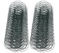 Générique 2 Rouleaux de Grillage à Poules Vert pour compositions, Treillis métallique en Fer 0,6 mm x 19 mm, 0,3 m x 1,2 m, Filet pour Loisirs créatifs et Arrangements Floraux