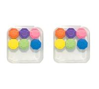 Générique 2 Sets Gonggi Korean Game, 12 pièces Gonggi Jack Jeux avec étui, Jeu de Jack Traditionnel coréen Gonggi Stones, gonggi konggi, Galets Pierre Gong Gi Jack, Jeu Jeu Traditionnel coréen