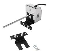 Générique 2 Supports De Moteur Universels en Acier Inoxydable pour Rôtisserie, Ensemble De Support pour Moteur À Rôtissoire en Acier Inoxydable, Inoxydable Plaques De Support De Moteur De Barbecue