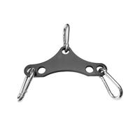 Générique 2 to 1 Cable Adapter 19cm Steel Pulley Converter for Gym Machine