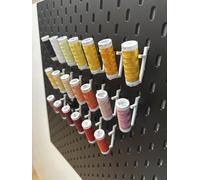 Générique 20 Crochets Compatible IKEA Skadis, Support pour Fil à Coudre - Accessoire IKEA Skadis