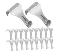 Générique 20 Crochets en S pour Cimaise Lot de 20 Pièces Supports Muraux Robustes pour Cadres Photo et Miroirs Système Suspendre Solide pour Exposition d'Œuvres d'Art