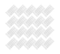 Générique 20 Feuilles Étiquettes Autocollantes Évitent Confusions Compactes et Faciles à Transporter en Pvc Évitent Confusions pour Bouteilles Cosmétiques et Après-shampoing pour Voyage et