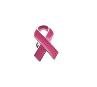 Générique 20 Octobre Rose Broches,Broche En Polyester Au Design Texturé Pin's Ruban 100 Épingles À Revers Argenté Pour Sensibilisation Cancer Du Sein Accessoires De Pink (100Pc B-A,2.6x1.8cm)