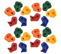 Générique 20 pcs Pierres d'escalade Multicolore PE,Équipements Sportifs,Loisirs de Plein air,Escalade,3.96 KG,278648