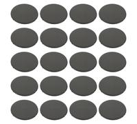 Générique 20 Pièces Bouchons Ronds en Plastique Noir pour Boîte de Rangement, Légers et Faciles à Installer, Adaptés pour Tirelires et Figurines en Plâtre