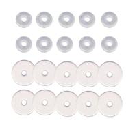 Générique 20 Pièces/Ensemble Piercing Disques de Doux Anti Hyperplasie Anti-affaissement Anneaux Fixes pour Nez Oreille Cartilage Joint Souple Piercing Disques de