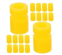 Générique 20 Pièces Lot de Boules Amortisseur en Silicone Jaune pour Drone et Contrôleur de Vol, Installation Rapide, Haute Résistance pour Configuration DIY et Cartographie