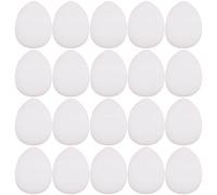 Générique 20 Pièces Mini Houppette à Maquillage Blanche en Tissu Hydrophile Bande Élastique, Forme Compacte pour Application de Poudre, pour Usage On-the-go