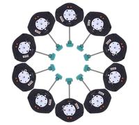 Générique 20 Pièces Mouvement de Montre Quartz pour Remplacement Précis Acier Inoxydable et Plastique, Performance Stable et Résistance Robuste pour Usage Quotidien et Professionnel