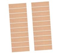 Générique 20 Pièces Trousse Étui à Stylo en Papier Kraft Khaki pour Garçon et Filles, Protège et Range Stylos, pour Paquet à Dos et Paquet Ordinateur